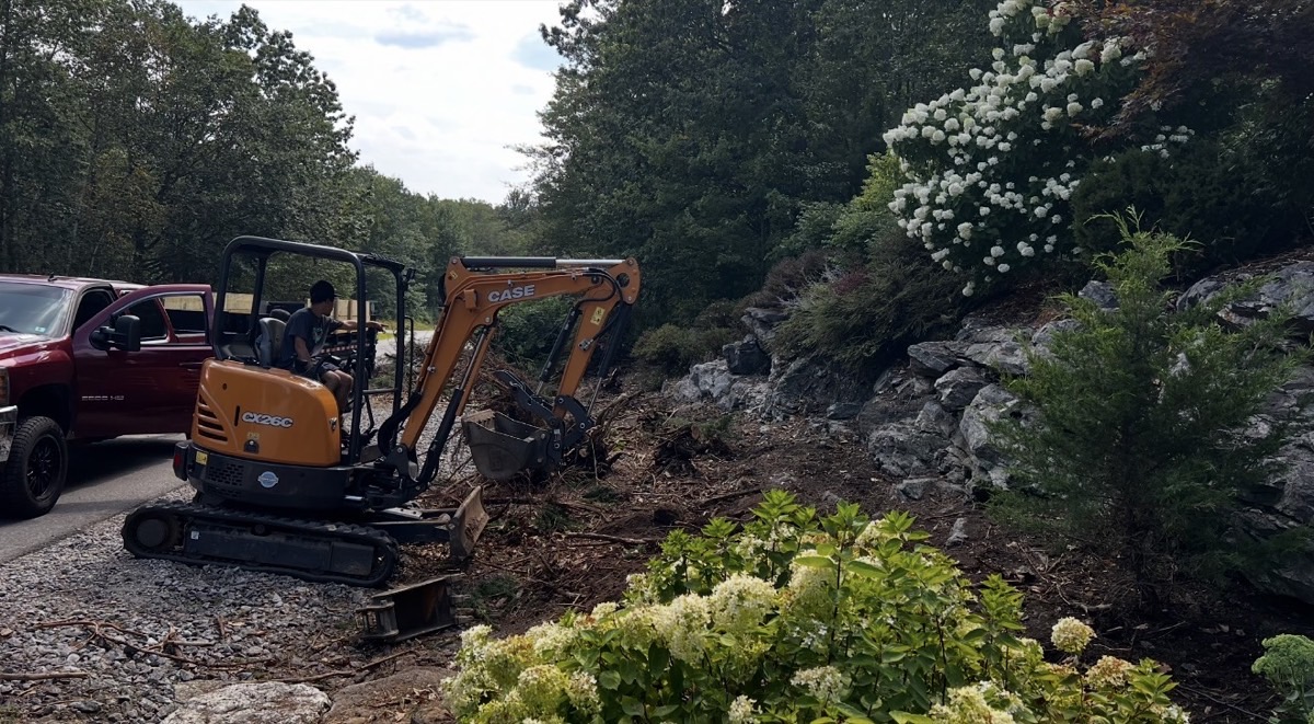 D&D Landscaping land clearing project