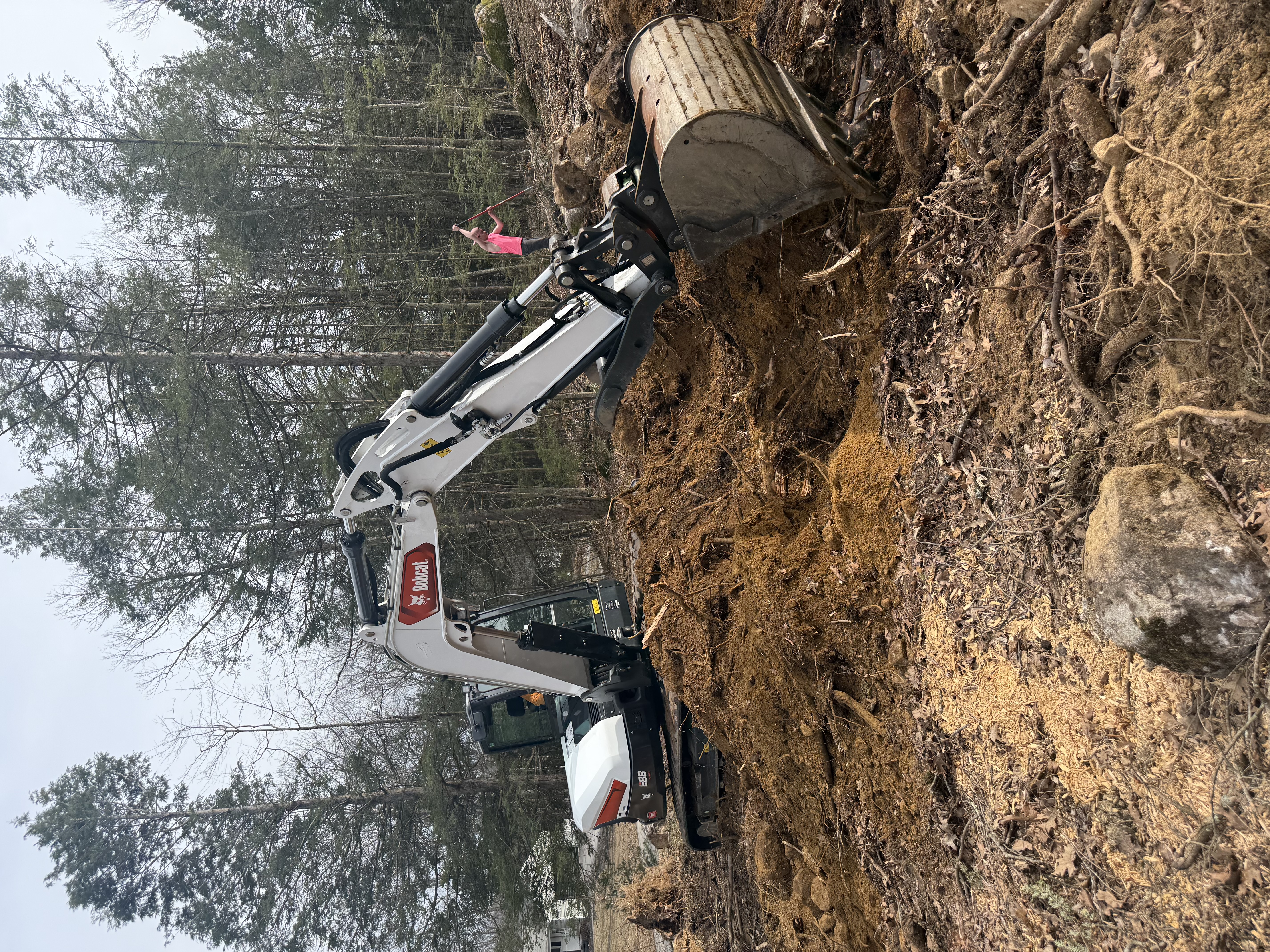 D&D Landscaping excavation project