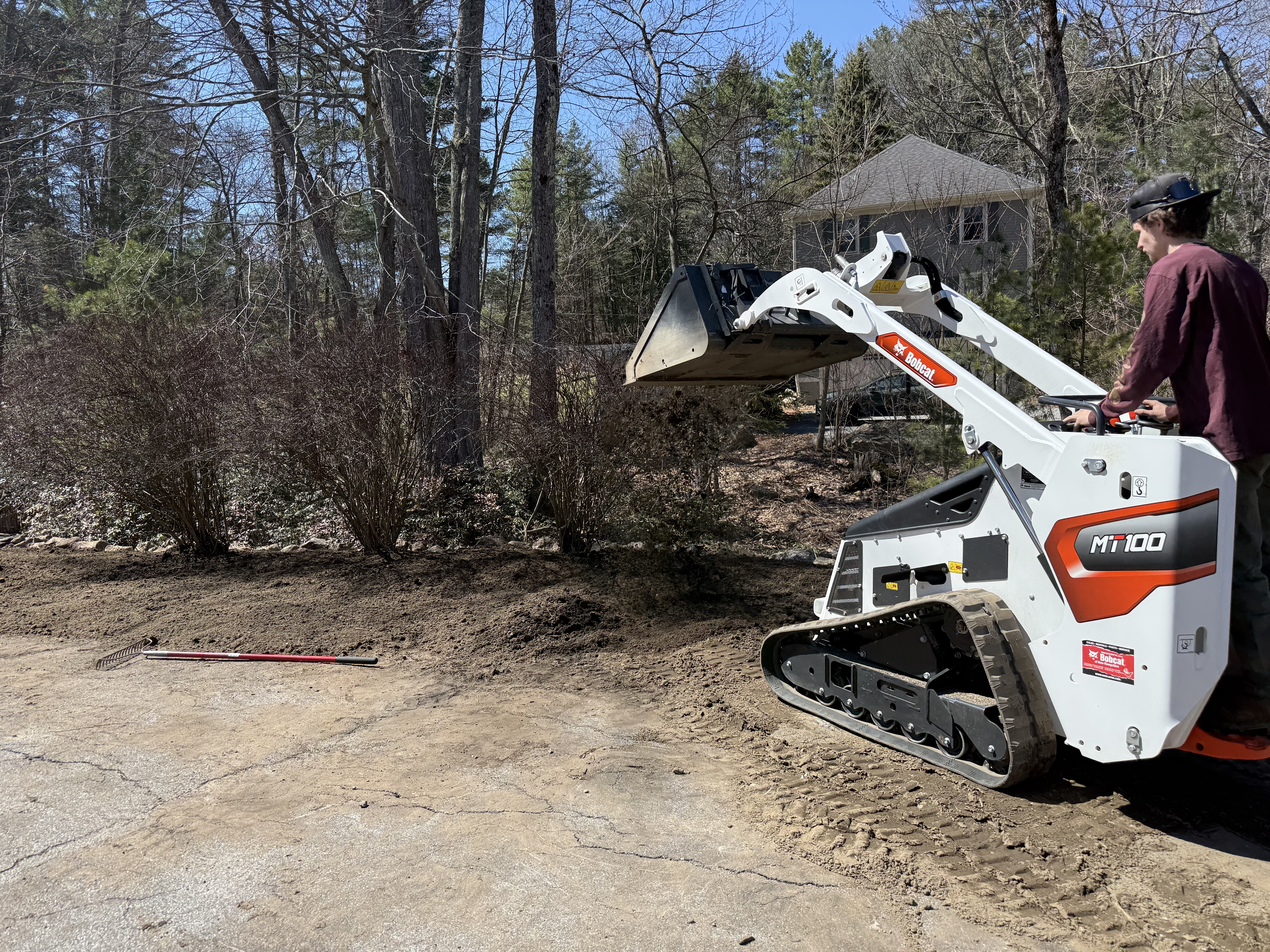D&D Landscaping excavation project