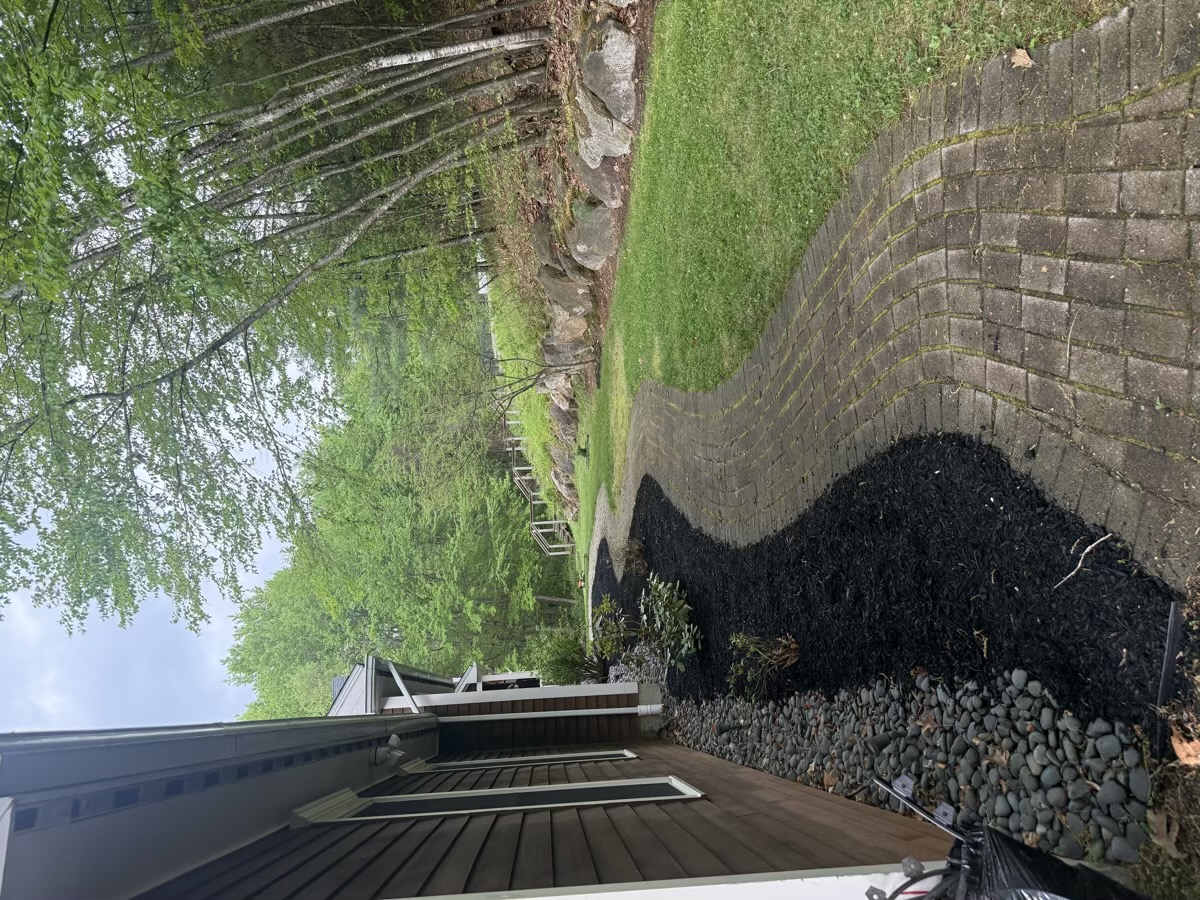D&D Landscaping hardscaping project